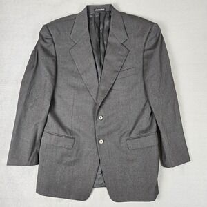 Pal Zileri Loro Piana Blazer Mens 42 Gray Jacket Winter Tasmanian Super 120s